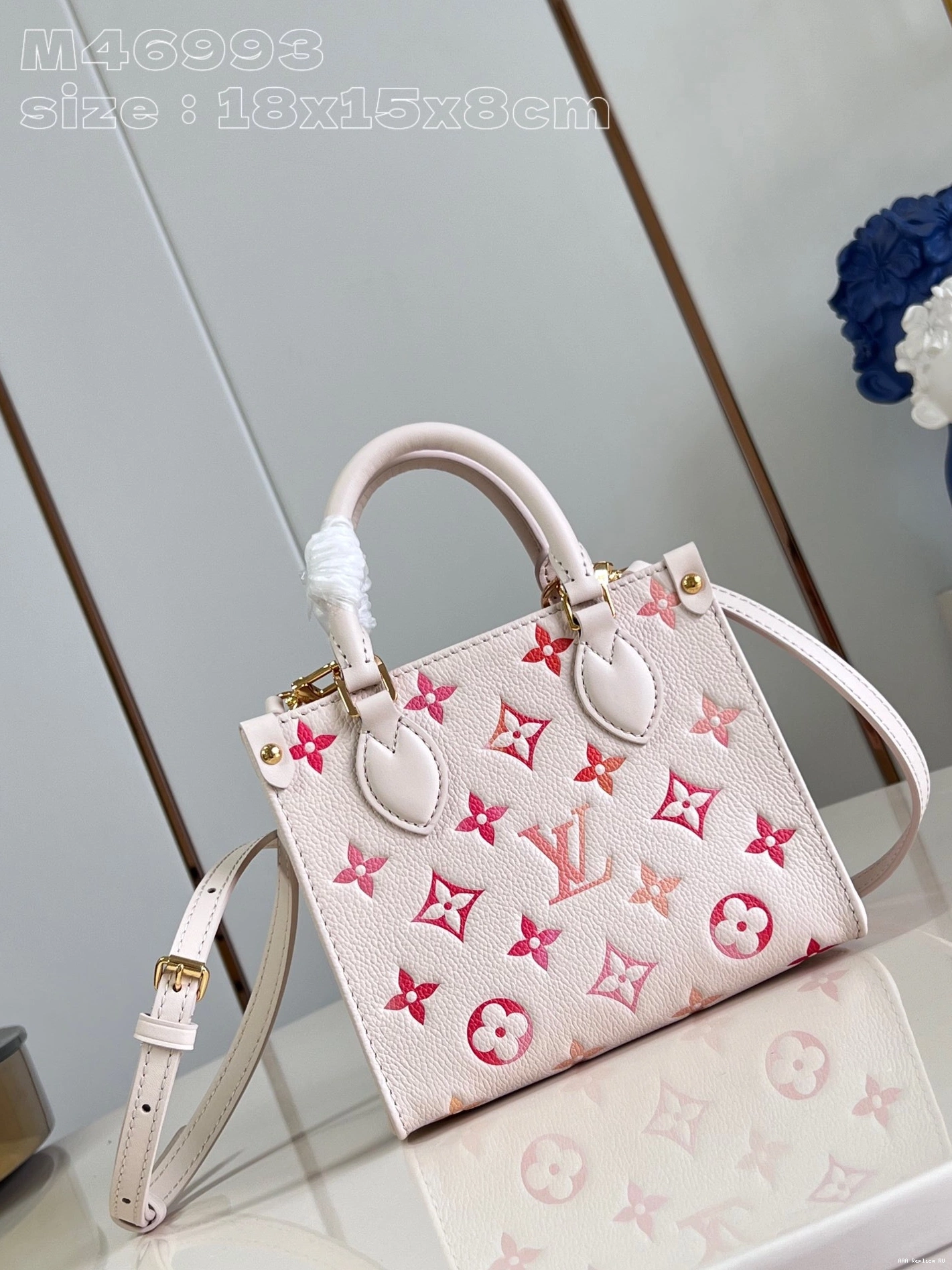 Aaa replica bags ONTHEGO LOUIS BB-18*15*8.5cm VUITTON 0811